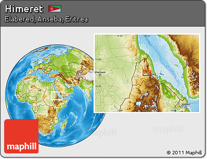 Physical Location Map of Himeret