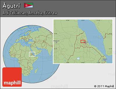 Savanna Style Location Map of Āgutrī