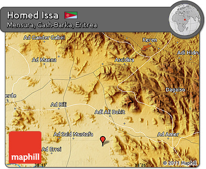 Physical Map of Homed Issa