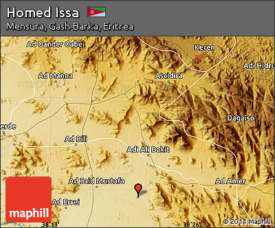 Physical Map of Homed Issa