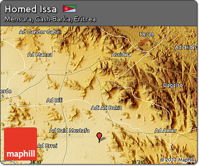 Physical Map of Homed Issa