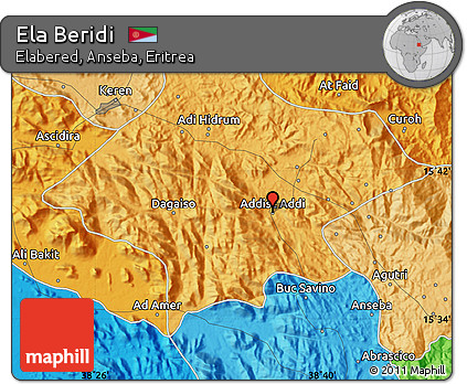 Political Map of Ela Beridi
