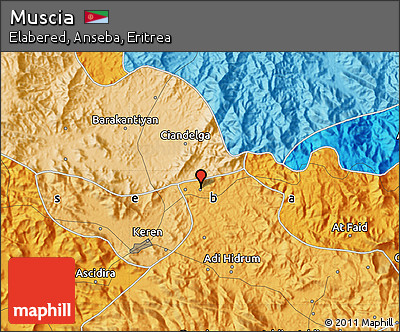 Political Map of Muscia