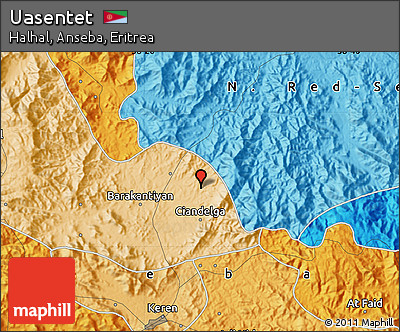 Political Map of Uasentet