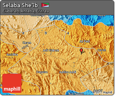 Political Map of Selaba She'īb