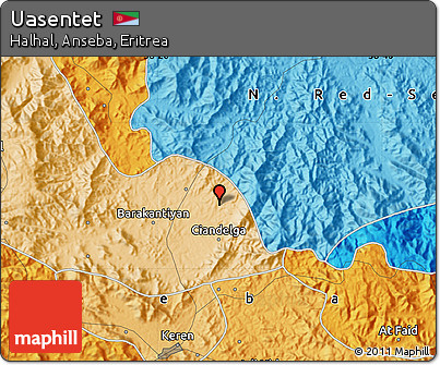 Political Map of Uasentet