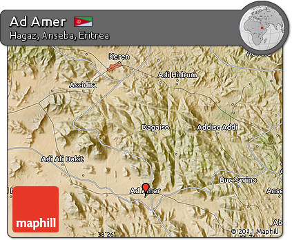 Satellite Map of Ad Amer
