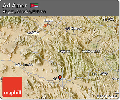 Satellite Map of Ad Amer