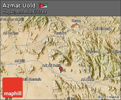 Satellite Map of Azmat Uold