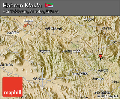 Satellite Map of Habran K'ak'a