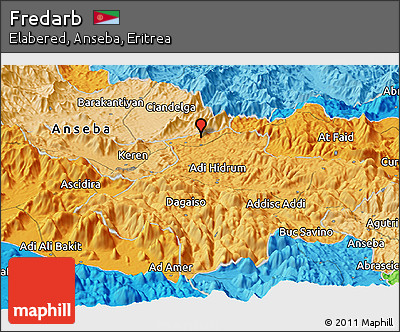 Political Panoramic Map of Fredarb