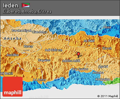 Political Panoramic Map of Ieden