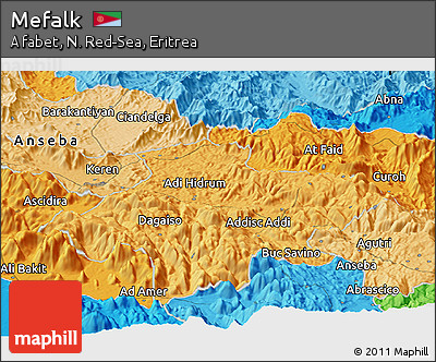 Political Panoramic Map of Mefalk