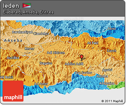 Political Panoramic Map of Ieden