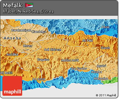 Political Panoramic Map of Mefalk