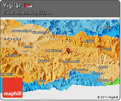 Political Panoramic Map of Yigi'ār
