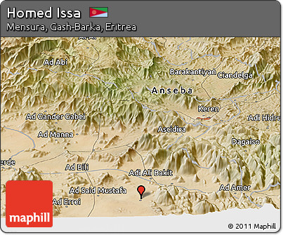 Satellite Panoramic Map of Homed Issa