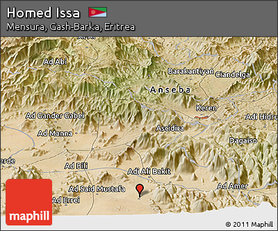 Satellite Panoramic Map of Homed Issa