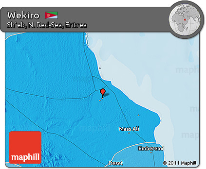 Political 3D Map of Wekiro