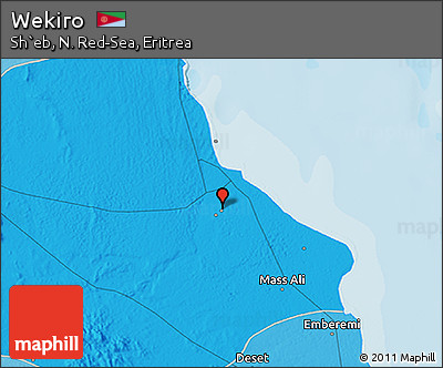 Political 3D Map of Wekiro