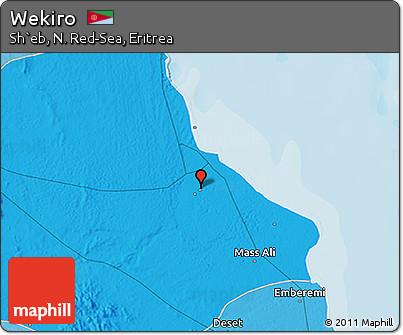Political 3D Map of Wekiro