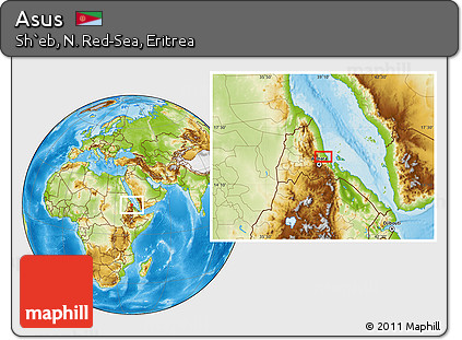 Physical Location Map of Asus