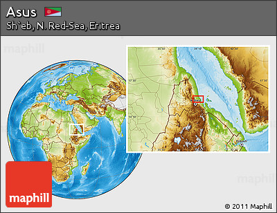 Physical Location Map of Asus