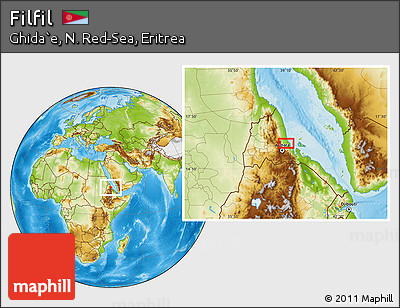 Physical Location Map of Filfil