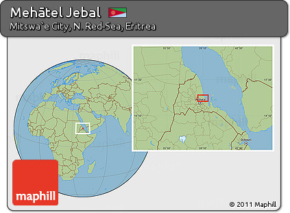 Savanna Style Location Map of Mehātel Jebal