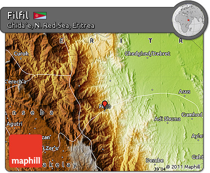 Physical Map of Filfil