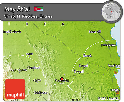 Physical Map of May Āt'al
