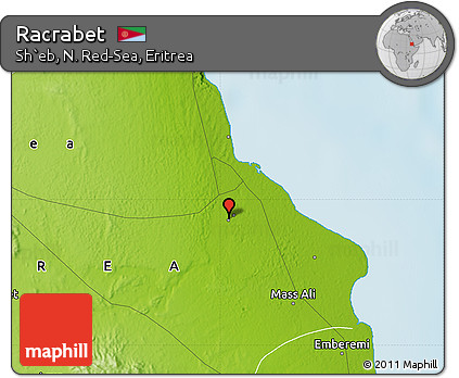 Physical Map of Racrabet