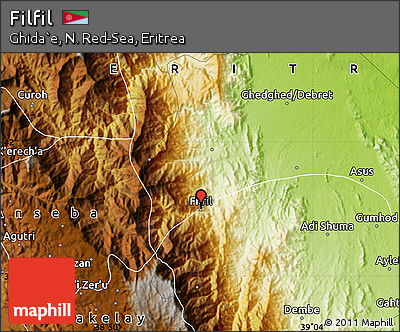 Physical Map of Filfil