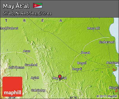 Physical Map of May Āt'al