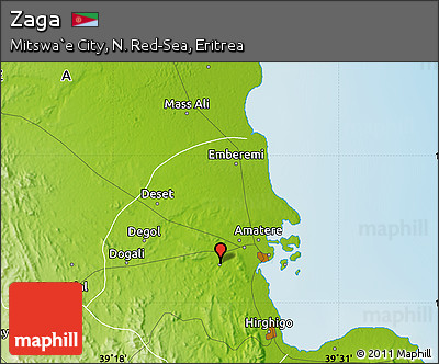 Physical Map of Zaga