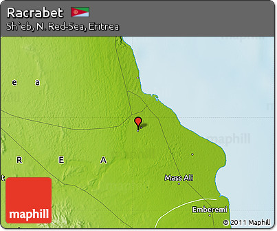 Physical Map of Racrabet