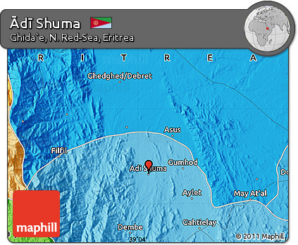 Political Map of Ādī Shuma