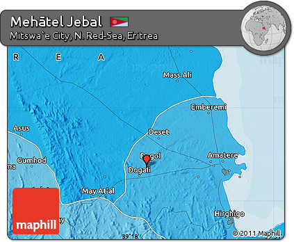 Political Map of Mehātel Jebal