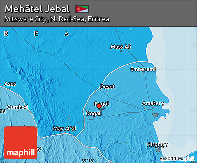Political Map of Mehātel Jebal