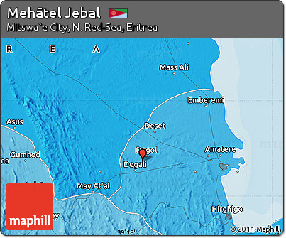 Political Map of Mehātel Jebal