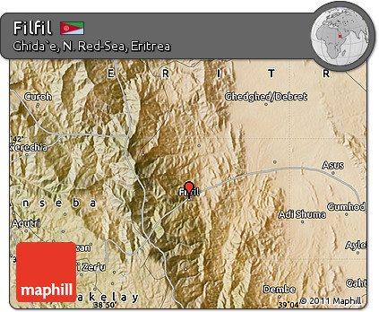 Satellite Map of Filfil