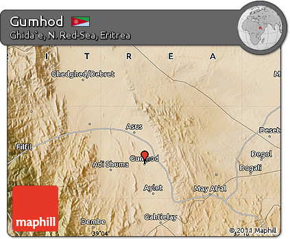 Satellite Map of Gumhod