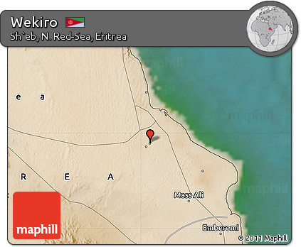 Satellite Map of Wekiro