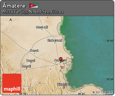 Satellite Map of Āmatere