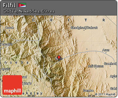 Satellite Map of Filfil