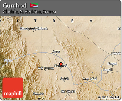 Satellite Map of Gumhod