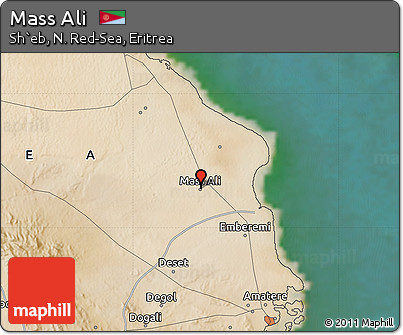 Satellite Map of Mass Ali