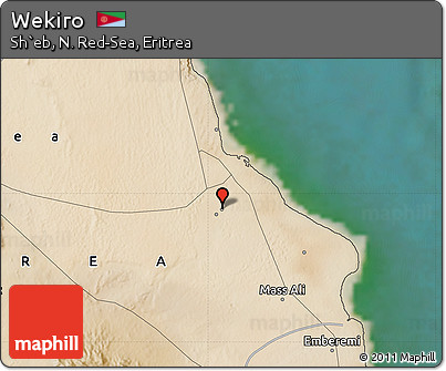 Satellite Map of Wekiro