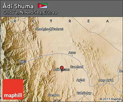 Satellite Map of Ādī Shuma