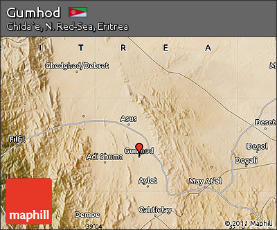 Satellite Map of Gumhod